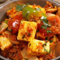 Paneer Tikka Masala · One of the popular menu items. The paneer cubes are pan fried until golden brown, then cooke...
