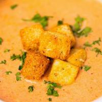 Roasted Creamy Tomato Soup · Blend of garden flavors. House made soup of roasted tomatoes, garlic, basil and a touch of c...