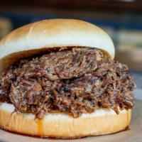 Chopped Beef Brisket · Meat only, bun not included. Must order a 