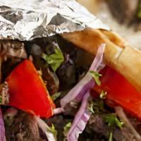 Gyro Sandwich · Lettuce, Tomatoe, Tzaziki Sauce
