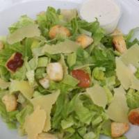 Caesar Salad · Gluten Free. With homemade garlic Parmigiano croutons.