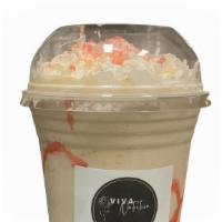 Strawberry Cheesecake Shake · Premium Shake. Topped with whip cream.