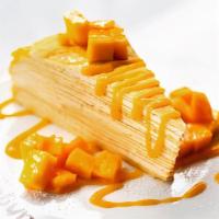 Mango Mille Cake /  芒果千层糕(片) · 610-640 cal.