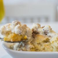 Biscuits And Sausage Gravy- · House Made Biscuits With House Made Creamy Sausage Gravy
