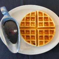 Belgian Waffle- · Our House Made Waffle Mix, Served With Maple Syrup