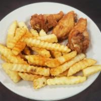 Wings And Fries · 3 chicken wings and fries