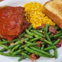 Meatloaf · Homemade meatloaf made with savory seasonings