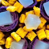 Sweet Lavender · Purple yam (UBE) ice cream, captain crunch, coconut jelly.