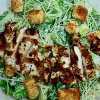 Caesar Entrée Salad · Caesar with romaine, shredded parmesan, croutons, and Caesar dressing. Make it hearty with a...