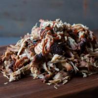 Pulled Pork - 1 Lb · Hickory smoked 12-13 hrs, hand-pulled.
