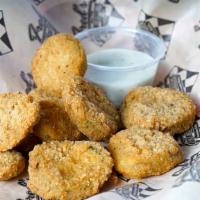 Fried Pickles · Fried Pickle chips.