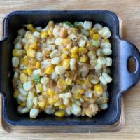 Jalapeno Butter Corn Small Plate · Fresh white corn sauteed with jalapeno and a delicate butter soy sauce.