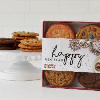 Happy New Year Dozen Gift Box · An assorted dozen of our cookies packaged perfectly for your New Years celebrating and gifti...