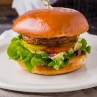 Spiced Aloo Burger · A hearty satisfying indian spiced potato patty
