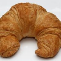 Plain Croissant · Plain croissant with a choice of butter or cream cheese.