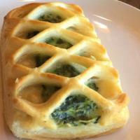 Butter Spinach Feta Bistro · Spinach, feta cheese and bechamel sauce in a butter pastry.