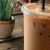 Cold Brew Iced Coffee · Cold brew ice coffee with ice and cream. Your choice of plain, vanilla, hazelnut, French van...
