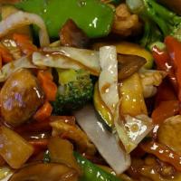Vegetable Delight · House brown sauce and mixed vegetables.