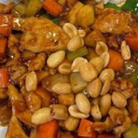 Cashew Nuts (Serves 5 - 7) · House brown sauce, diced bamboo shoots carrots, and water chestnuts.