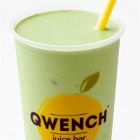 Matcha Greens - Green Blend · Green matcha, banana, pineapple, hemp milk, pumpkin seeds &. honey.