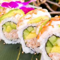 Minnie Roll · Gluten-free.  in:  gf crab (made of snow crab), avocado,  cucumber out:  ebi shrimp,  avocad...