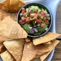 Snack Chips & Guacamole · avocado, cilantro, tomato, red onion,. jalapeño, lime