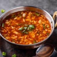Hot And Sour Chicken Soup · Classic Chinese hot & sour soup made with chicken stock infused with 
soy sauce and peppers....
