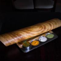 Paper Dosa · Very thin (paper thin) super-crunchy and longest form of Dosa.