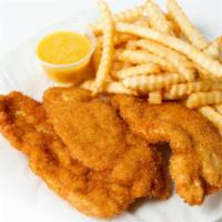 Tender Combo (2 Pcs) · Served with fries and 20 oz drink.