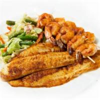 Seafood Special (2 Pc Fish And 5 Pc Shrimp) · With fries and  Grilled or Fried.