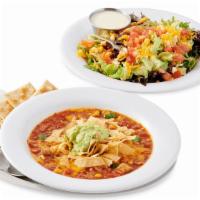 Soup And Salad · Side Salad and Bowl of Soup of your choice
