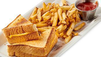 Kid Grilled Chz · TX Toast and American Cheese served with Fries