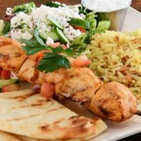 Traditional Gyro - Chicken · BEEF/LAMB OR GRILLED CHICKEN. Tomatoes, Red Onions, Tzatziki
