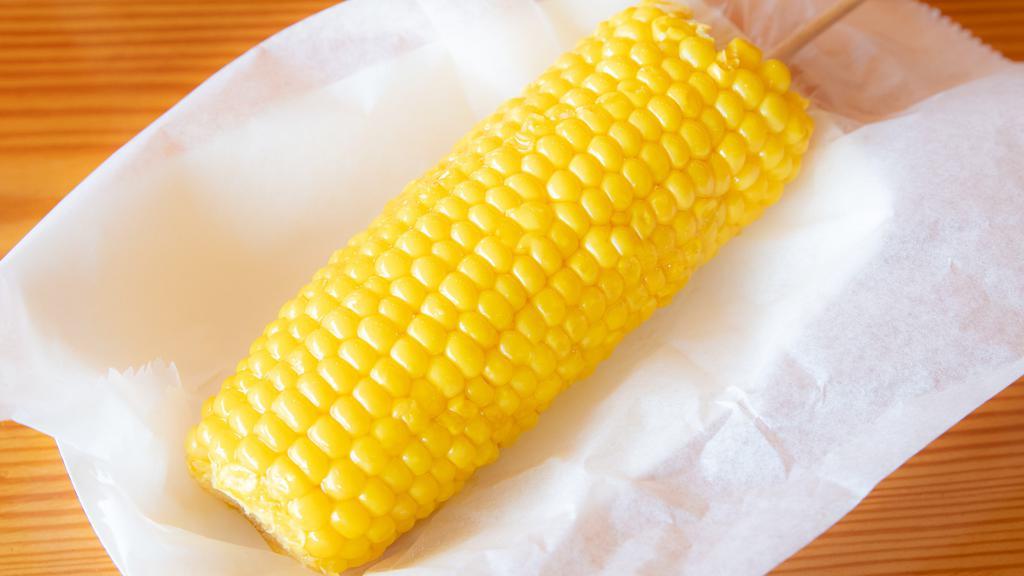 Corn On The Cob · Grade A corn on the cob, served with or without melted butter.