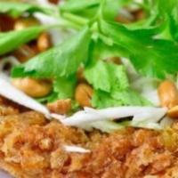 Breaded Catfish Salad · With your choice of dressing.