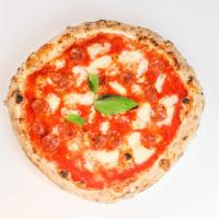 Massese · San Marzano Tomato Sauce, Buffalo Mozzarella, Ferrarini Spicy Salami, Basil, Extra Virgin Ol...