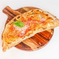 Calzone Classico · Ricotta, Buffalo Mozzarella, Ravagnati Granbiscotto Ham, San Marzano Tomato Sauce, Basil, Ex...