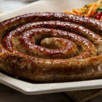 Louisiana Homemade Boudin · Perfectly cooked sausage made from pork meat, rice, a mix of fresh veggies, and house season...