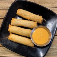 Spring Egg Rolls · (4pc) Egg rolls filled with mixed vegetables