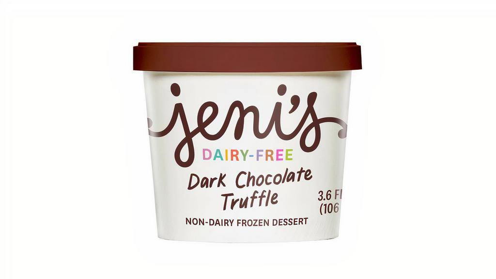 Jeni'S Dark Chocolate Truffle Street Treat · By Jeni's Splendid Ice Creams. 3.6 oz. Dark Chocolate Truffle Dairy-Free ice cream in ready-to-roam form.We cannot make substitutions.