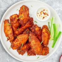 Classic Wings · Fresh chicken wings breaded and fried until golden brown. Served with your choice of sauce.