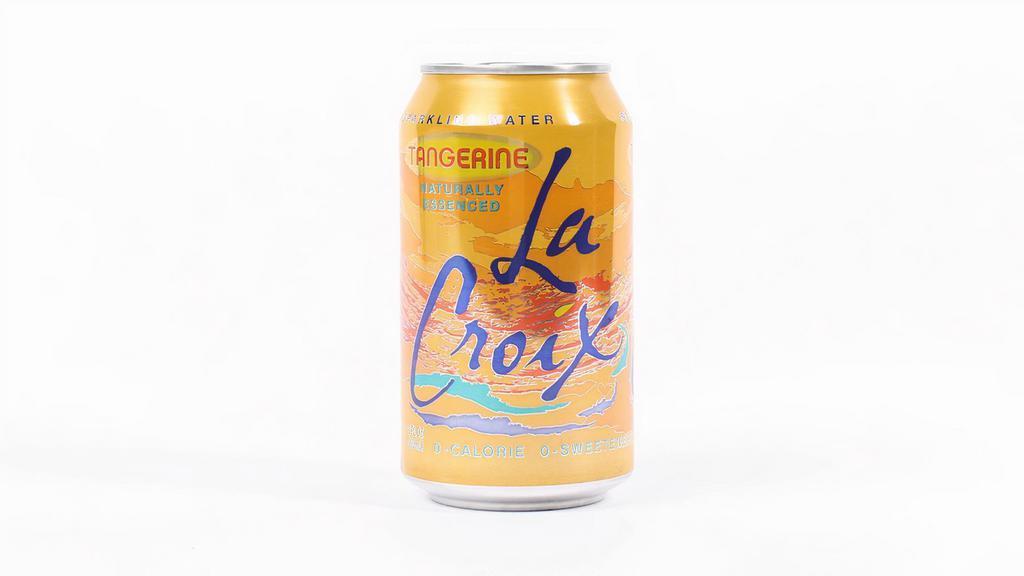 La Croix Tangerine · 12 oz can of La Croix's natural tangerine flavored sparkling water.