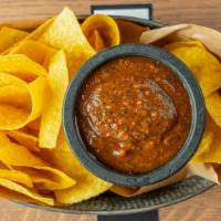 Salsa & Chips (Gc) · House-made salsa and corn chips.