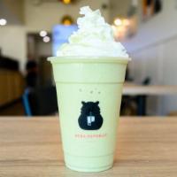 Matcha Green Tea Frap · Creamy soy milk, in-house sweetener, ice cream and matcha flavoring to astonish the matcha l...