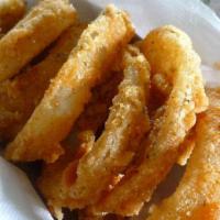 Onion Ring · Fried battered onion.