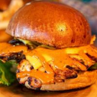 Grilled Chicken · Grilled chicken breast with cheese, lettuce, onions, tomatoes,Mayo Sauce