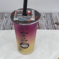Dream Of Butterfly · Butterfly pea lemon tea. Strawberry or peach is optional.