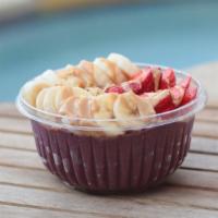 Acai Peanut (Door Dash) · Base: acai, banana, strawberries, blueberries, peanut butter
Toppings: granola, strawberry, ...