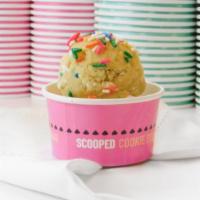 Cake Batter Single Scoop · The options are endless with this blank slate of vanilla cake batter and sprinkles.