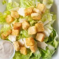 Caesar Salad · Lettuce, parmesan, croutons. Add chicken for an additional charge.